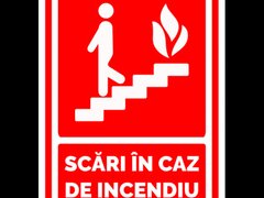 Indicator pentru scari in caz de incendiu